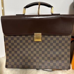 Louis Vuitton laptop Brown Checkered Men's Bag